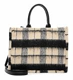 Mit dieser Shopper Tasche von Tamaris im Kontrollmodell ziehen Sie die Aufmerksamkeit auf sich. Es ist perfekt für einen Spaziergang durch die Stadt. Im geräumigen Hauptfach können Sie Ihre Einkäufe verstauen. Das Highlight ist der Filzlook, verpassen Sie es nicht! Maße: 36 x 27 x 13 cm