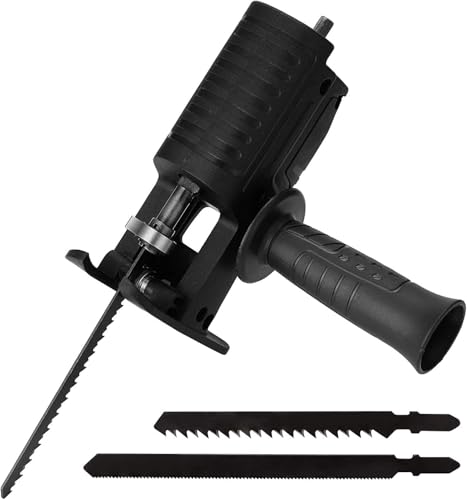 Accesorio de Sierra Recíproco para Taladro, Taladro Eléctrico a Adaptador de Sierra Recíproco, Taladro Eléctrico Modificado Kit de Conversión de Accesorio de Accesorio de