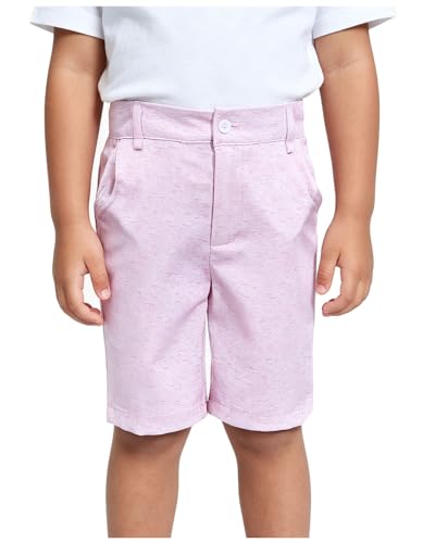 Image of Boy Shorts Kids Stretch School Uniform Clothes Flat Front Dress Casual Shorts with Pockets for Summer