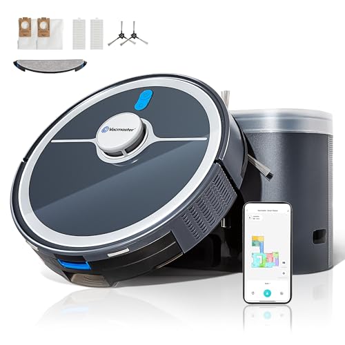 Vacmaster V10i 3-in-1 Robot Vacuum and Mop Combo with Self-Empty