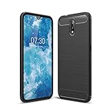 MATERIAL: Das dünne Material (1,5 mm) des Softcase lässt Ihr Mobiltelefon kaum größer werden und überzeugt durch eine gebürstete Aluminium Optik sowie eingearbeitete Karbon Look Applikationen