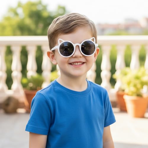 Image of SYGA Kids Goggles, Modern Stylish Eyewears for Boy's and Girls, Triangle Corner Style, Suitable for Age 3-8 Years