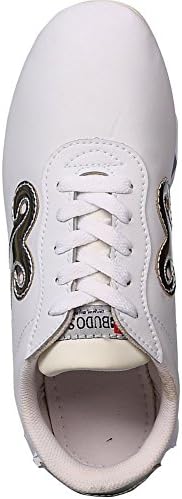 BUDOSAGA White (XC Plus) Microfiber Wushu Shoes for Chinese Kung Fu/Martial Arts/Tai Chi Shoes (38, Microfiber Wushu Shoes, White (XC)) | Image 2