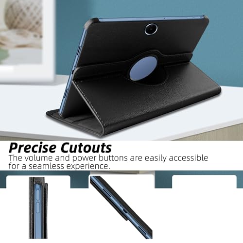 Image of TGK 360 Rotatable Smart Flip Cover for OnePlus Pad Lite 11 inch Tablet Case, Oppo Pad SE 11 inch (Black)