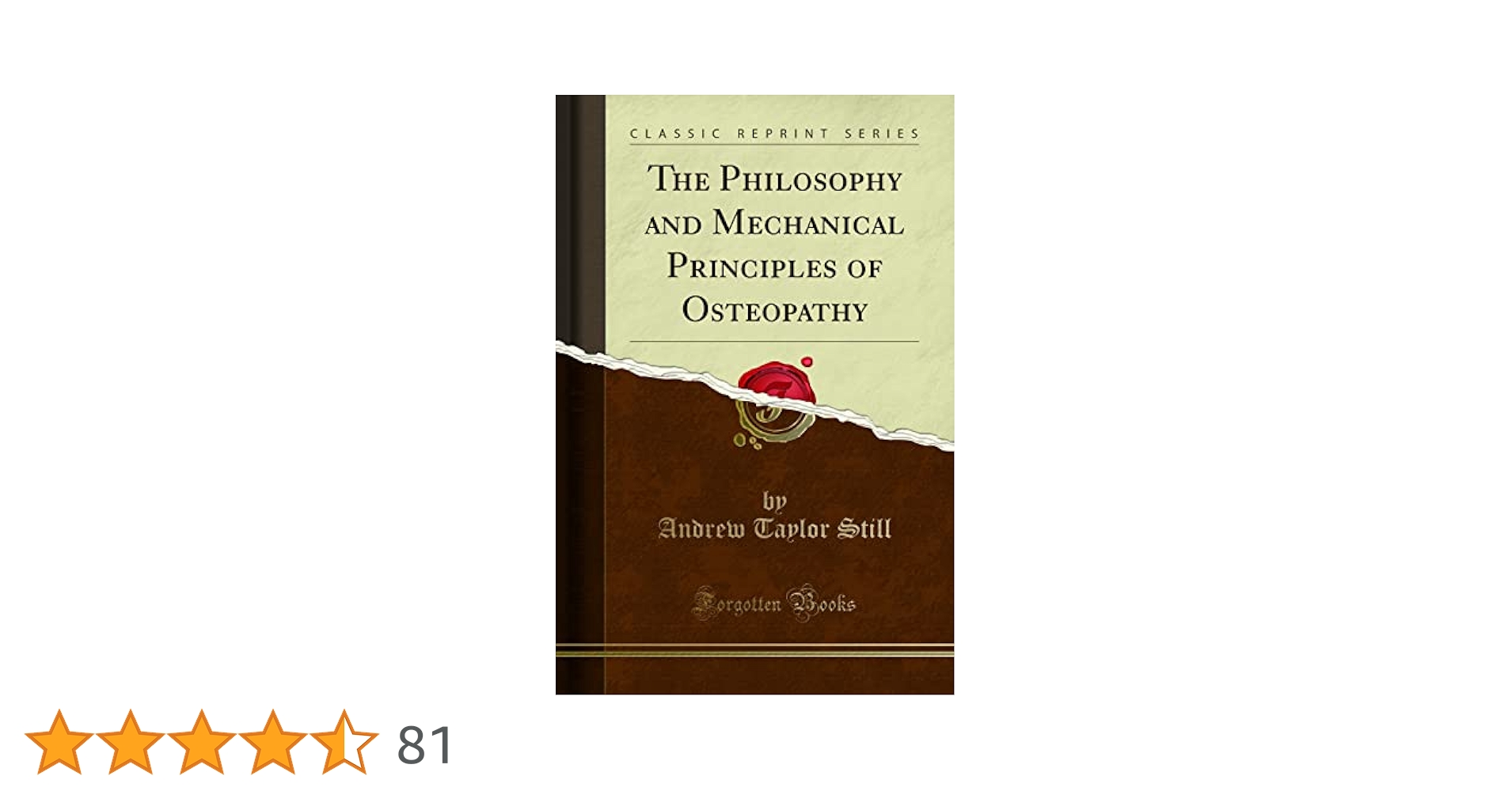 オステオパシー　哲学と機械的本質 オステオパシー 哲学と機械的本質