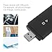 4G LTE USB 4G LTE USB Portable Router, Pocket Mobile Hotspot with SIM Card Slot, Travel Mini Wi Fi Hotspot, Support 10 Devices, WPA WPA2 Wi Fi Encryption (Black)