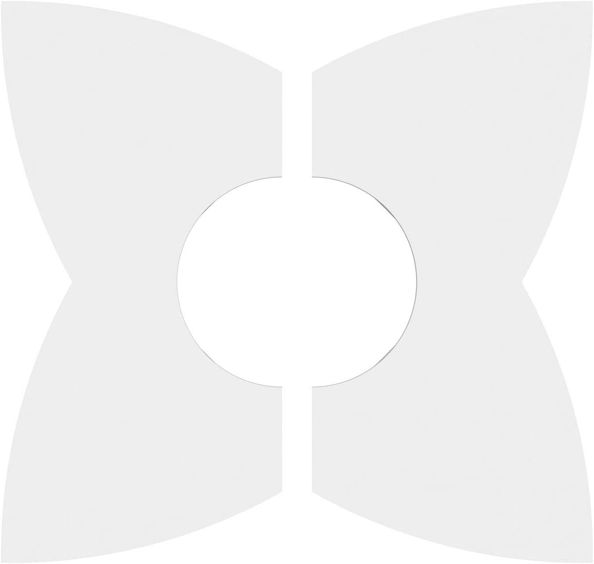 Ekena Millwork CMP16CM2-06000 Cosmo Architectural Grade PVC Contemporary, Two Piece Urethane Ceiling Medallions 16"OD x 6"ID x 6"C x 1"P