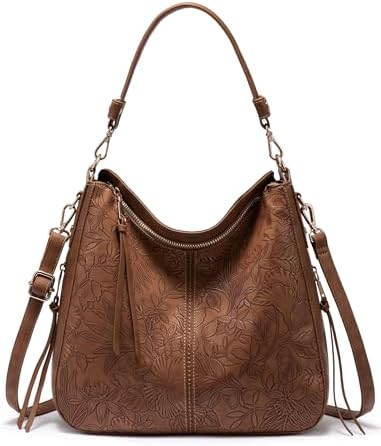 Realer Hobo Crossbody Bags for Women Designer Faux Leather Hobo H...