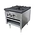 Adcraft BDCTSP-1/NG Black Diamond 18" Stock Pot Burner, 80,000 BTU, Natural Gas
