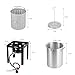 OuterMust 30 QT. Outdoor Fryer 50,000 BTU Turkey Fryer Set and Seafood Boil with Perforaed Basket, Ideal Outdoor Cooker for Turkey, Crawfish, Crab, Shrimp, Lobster for Thanksgiving Gathering