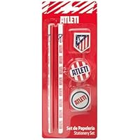 CyP Brands- Atlético de Madrid, Set de Papeleria, Escritura,
