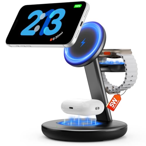 LYAOAO 15W Magnetic 3-in-1 Stand