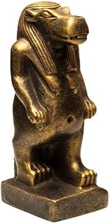 Taweret Egyptian Goddess - Bronze Hippo Statue - Ancient Egypt Deity - Made in Egypt