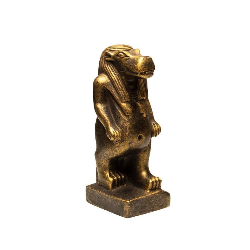 Estatua Taweret Diosa Egipcia de Bronce Animal