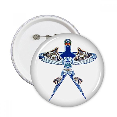 Badge cerf-volant chinois traditionnel pour sublimer vos vestes au quotidien