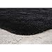 Maples Rugs ColorSoft Non Slip Washable & Quick Dry Elongated Toilet Seat Lid Cover [Made in USA], Rich Black