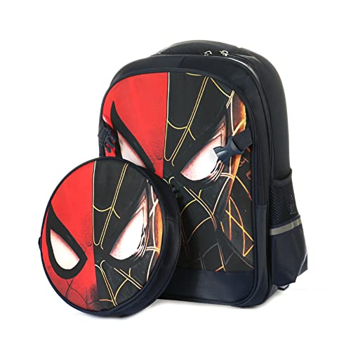 Fengjinruhua Cute Role Play Cartoon Spider Man Elementary School Bag Kids Comic Boys Girls Backpack #TOP3