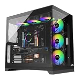 INFINIARC Cube Pro 5070 12GB Gaming PC – Ryzen 7 7800X3D AMD, B650 Motherboard, GDDR7 GPU, 16GB DDR5 RAM, 1TB NVMe SSD, Liquid Cooler, Windows PRO, Corsair 750W PSU (Black)