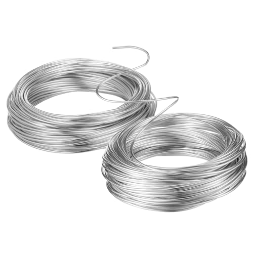 Alambre de aluminio moldeable DOITOOL de 2 rollos para manualidades y joyería