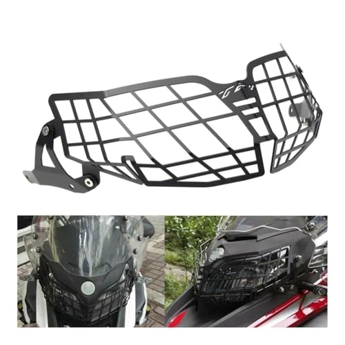 Protecteur cache phare grille moto en acier résistant TRK502