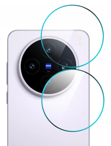 Image of SHAKU Back Camera Lens Screen Protector Compatible With Vivo X200T 5g Anti Shock /Anti-Scratch /Clear /Camera Tempered Glass (pacf of 2)