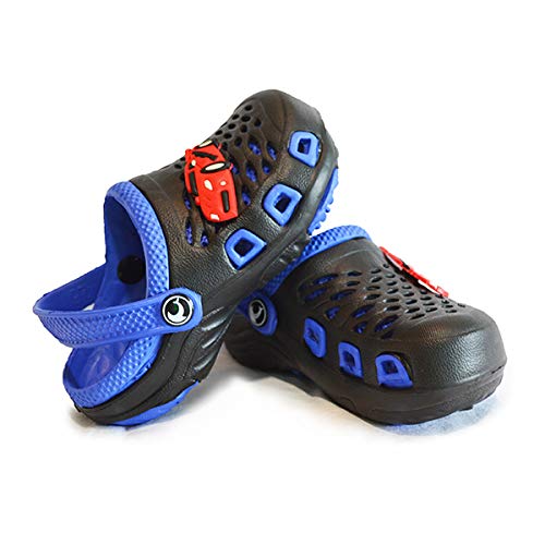 BABUCHE INFANTIL SANDÁLIA MASCULINA CARRO C011/020 - AS165 Cor:Preto/Royal;Tamanho:27