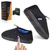 Zapatillas Calefactables，Amiable 7.4 V 3000mAh Calentadores de Pies Electrico para Mujeres y Hombres，con Doble Interruptor, Zapatillas eléctricas
