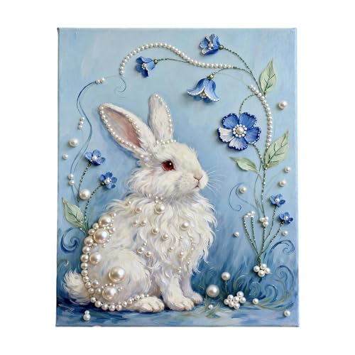 Kit de pintura de perlas de 30x40 cm para crear cuadros de animales brillantes