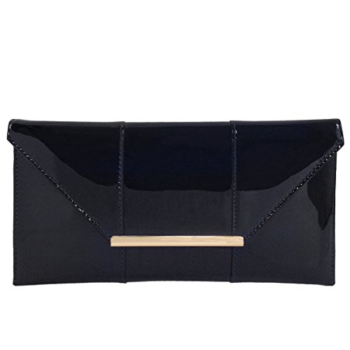 Image of JNB Faux Patent Leather Envelope Candy Clutch
