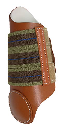 Horse Size Professional Leather Sports Medicine Splint Boots Amish 4101 #TOP1