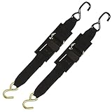 BoatBuckle Kwik-Lok Transom Tie-Down (2-Inch x 4-Feet, Black)