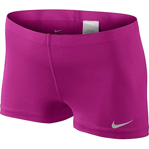 Nike Slam Tennis Short (Large, Purple/Matte Silver)