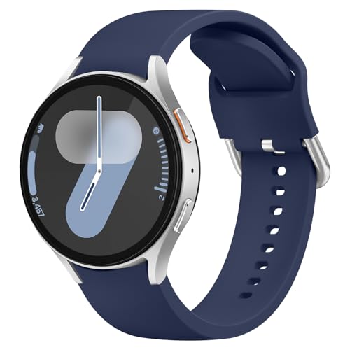 Tobfit Pulseira feminina de silicone macio esportiva sem lacunas para Galaxy Watch 7 6 5 4 FE de 40