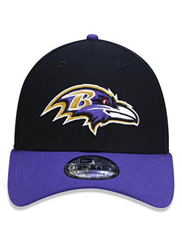 BONE 9FORTY BALTIMORE RAVENS NFL ABA CURVA SNAPBACK PRETO New Era