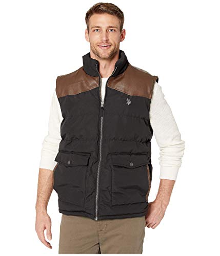 Veste longue U.S. POLO ASSN. - Gilet chaud sans manches contre le vent de mi-saison