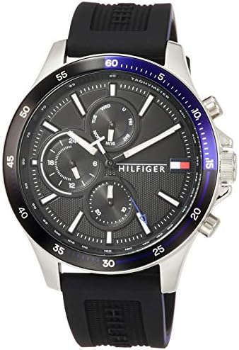 （12:00時点） [トミーヒルフィガー] 腕時計 1791724 メンズ 並行輸入品 ブラック [並行輸入品]