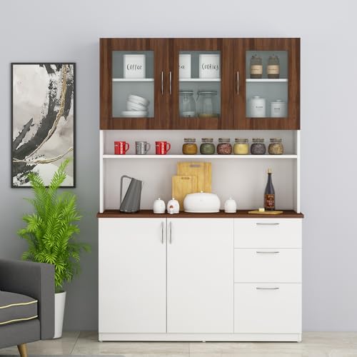 Woodbuzz-Modish - 3Door - Walnut Frosty White