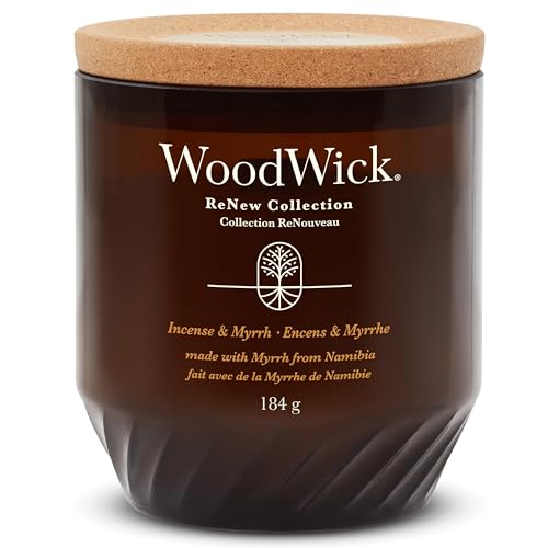 WoodWick Vela perfumada con mecha crujiente, vela mediana de...