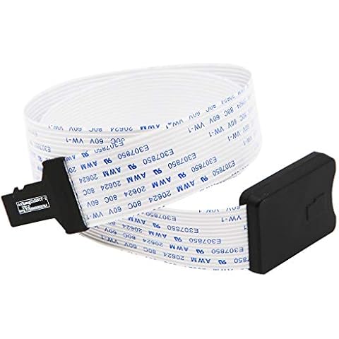 48CM SD Card Extension Cable Extender Adapter Flexible Cord Male to TF Flash Memory Card Kit Cover
