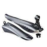 Beetest-Fahrrad Spritzschutz Steck-Schutzblech fürs Rad Schwarz