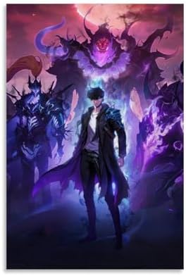 nuomesc Solo Leveling Poster 1 Anime Posters Arte Mural Impresión...