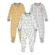 Huggies Little Hugs Baby - Jungen Snug Coveralls (3-Pack) & Toddler Sleepers, Gris/Ochre/Off White, 24 Monate EU