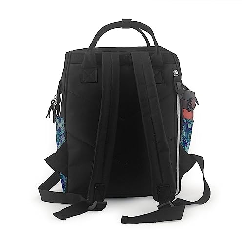 Sac à dos à couches fleuri pour simplifier vos sorties avec bébé au parc