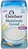 Gerber 2nd Foods Cereal for Baby Grain & Grow Cereal, Multigrain, Made with Whole Grains & Essential Nutrients, Non-GMO Baby Cereal, 16-Ounce Canister (Pack of 6)