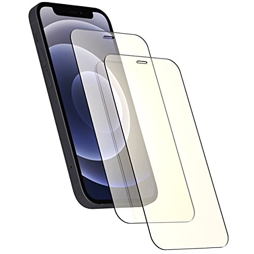 Tektide Tempered Glass Screen Protector for iPhone 12 Mini,[Eye Protection] Blue Light Specturm Filter Tempered Glass Screen Cover/Display Shield [2 Pack]