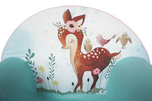 KNORRTOYS.COM 68352 - Kindersessel Fawn, Türkis