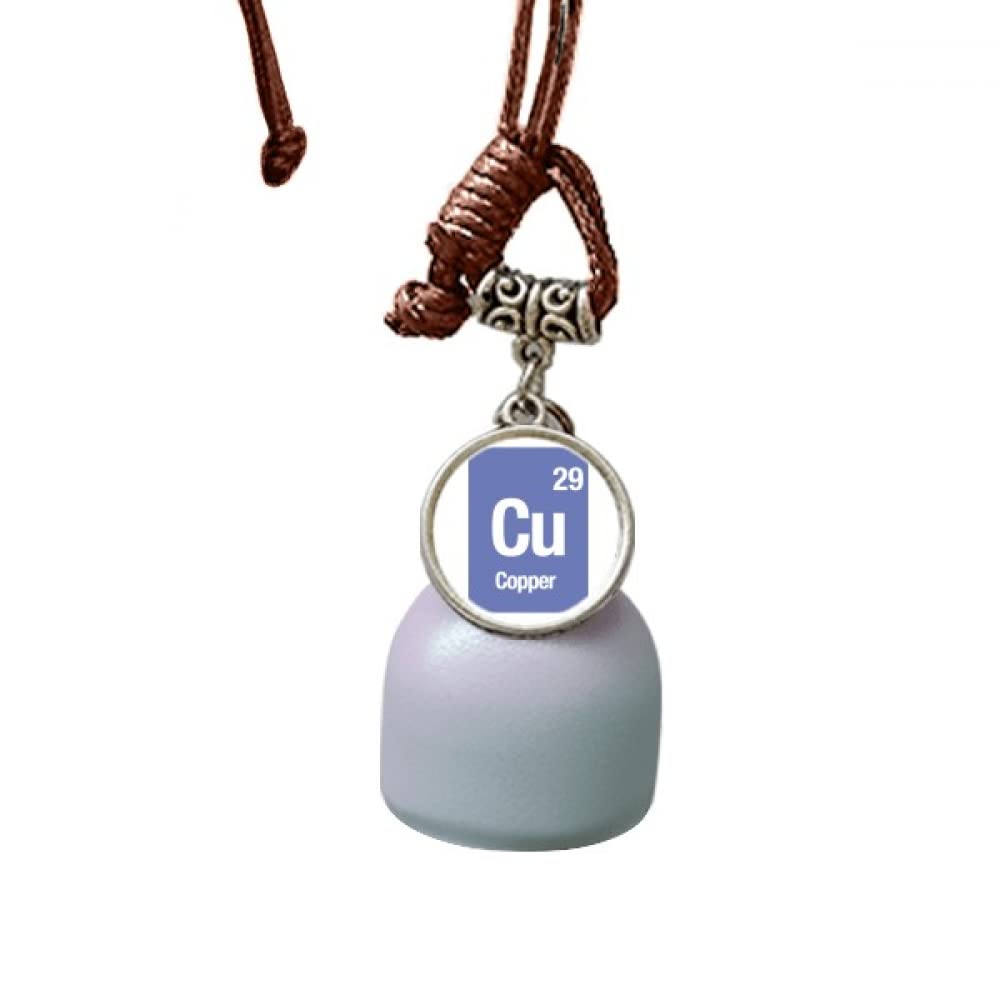 Cu Cuivre Élément Chimique suspension voiture carillon éolien science déco