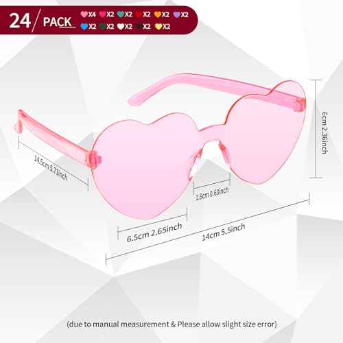 Heart Sunglasses Heart Shaped Glasses Bulk Valentines Halloween Bachelorette Party Decorations Glasses Women Men2