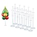 10 Pack Balloon Stand Kit,Balloon Holder Kit Including 70 Sticks 70 Cups and 10 Base, Balloon Decoration for Party, Birthday and Wedding