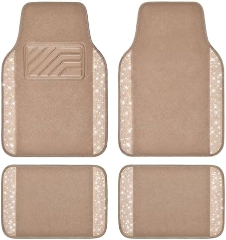 Universal Car Carpet BDK Premium Carpet Floor Mats For Cars - Black & Blue, Universal Fit, Anti-Slip Car Floor Mats Luxury - Foto 8